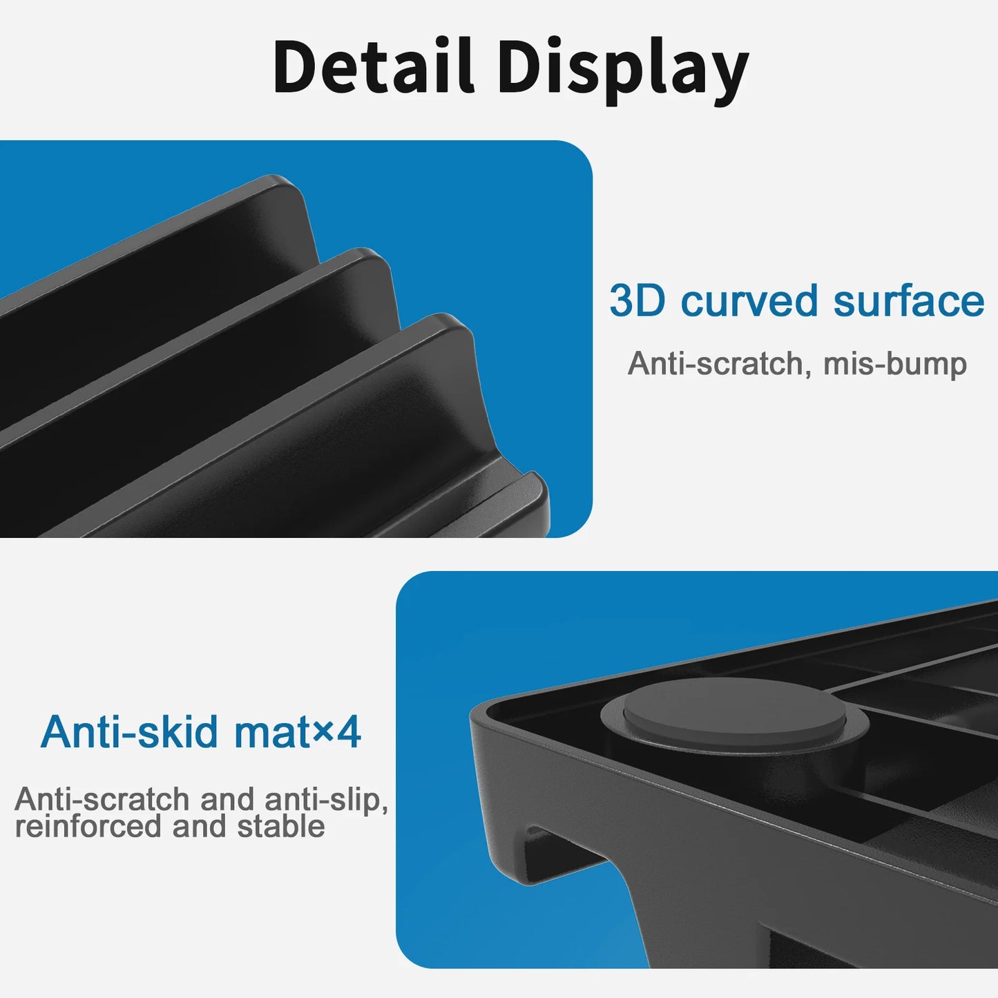Vertical Dual-Slot Laptop Stand