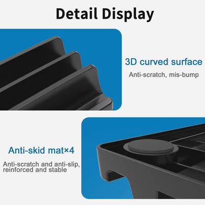 Vertical Dual-Slot Laptop Stand