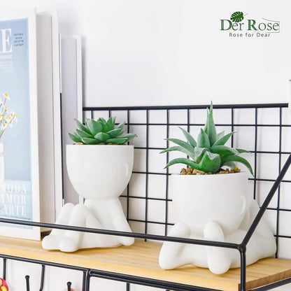 Fake Succulent Plants (2-Pack)