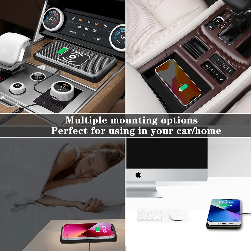 Anti-Slip Fast Car Charging Pad