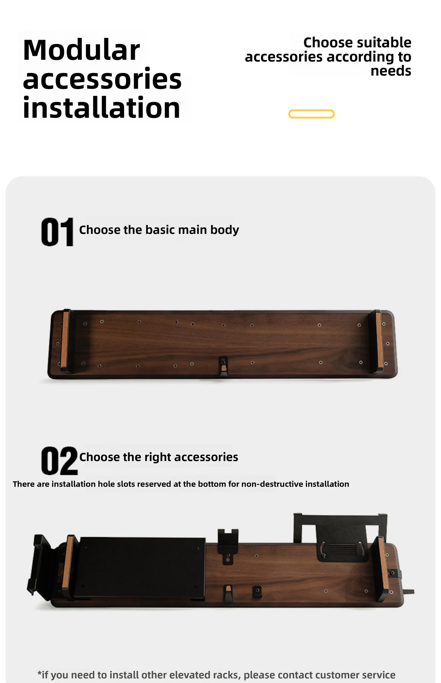 DeskMaster Modular Monitor Riser & Workspace Organizer