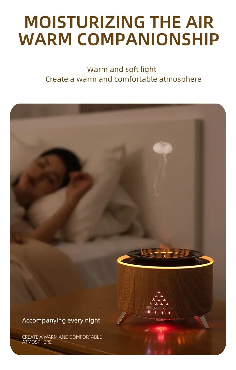 Flame Diffuser with White Noise