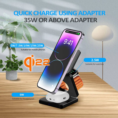 UltraFold 25W 3-in-1 Fast Wireless Charging Station