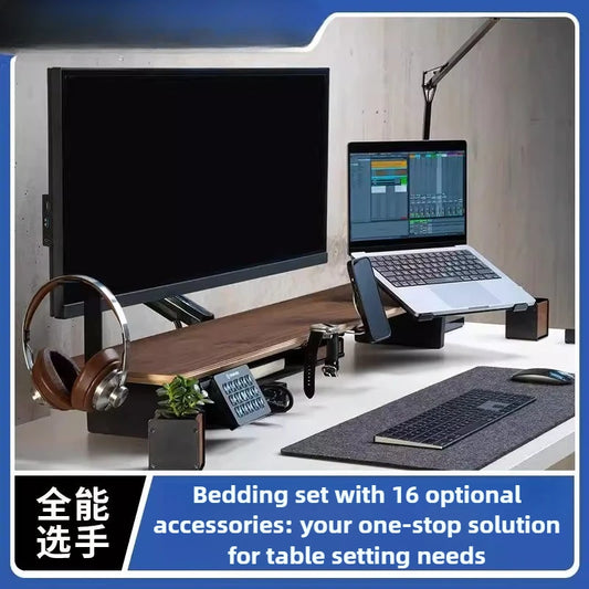 Modular Desk Riser with Cable Management