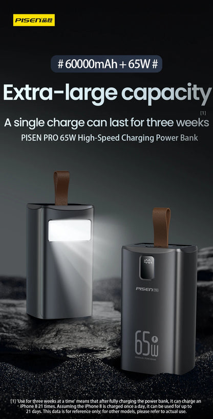 PISEN 60000mAh Power Bank