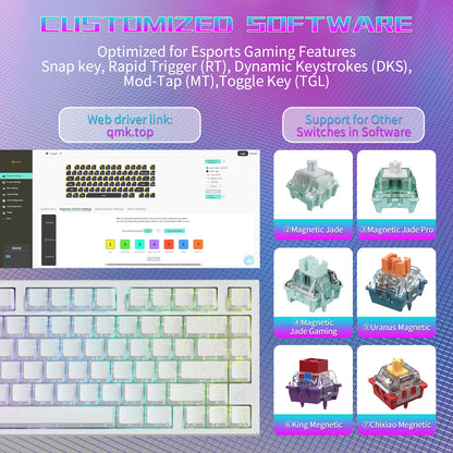 ATTACK SHARK R82 HE 75% Gaming Keyboard