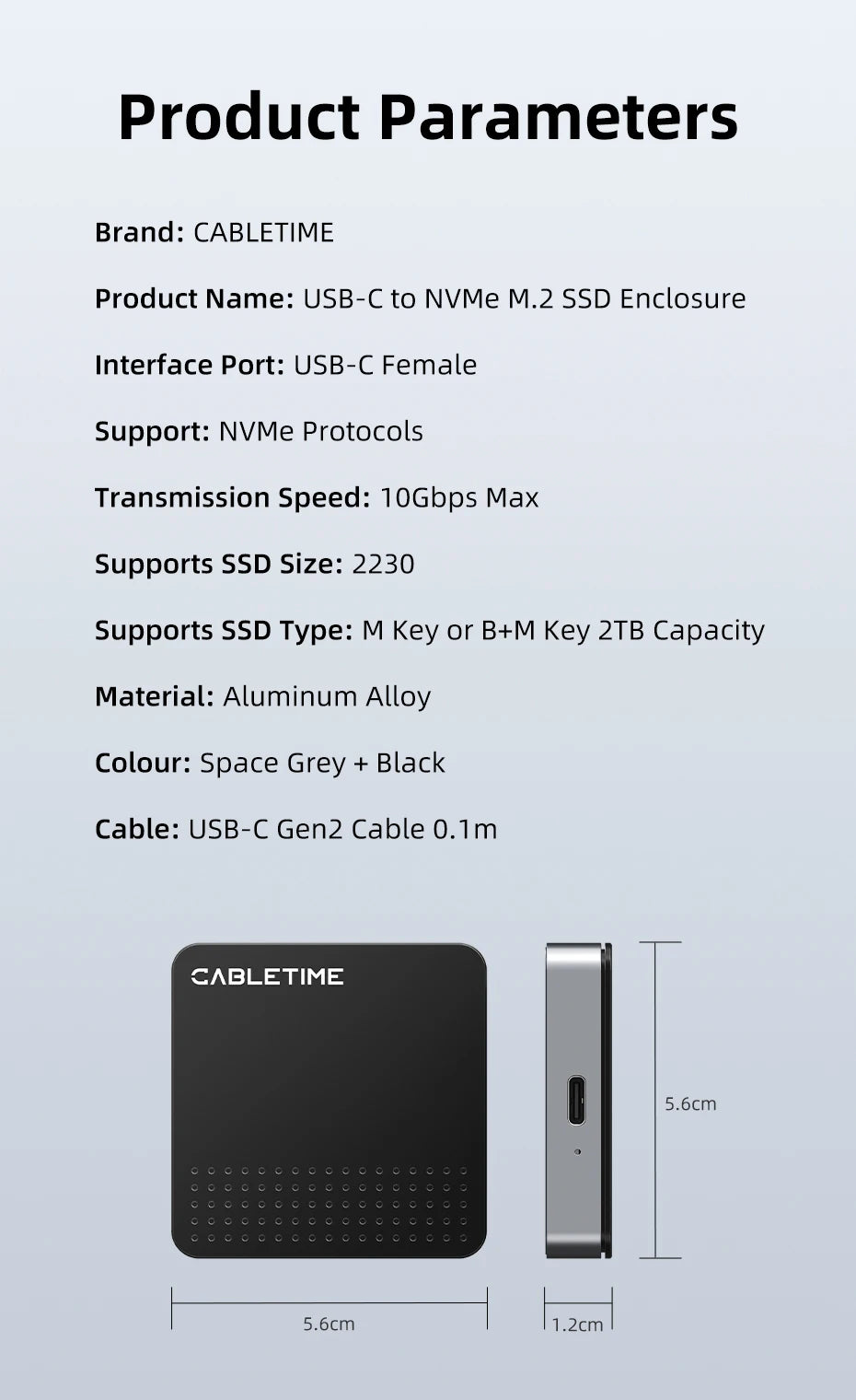 CABLETIME 16-in-1 Docking Station