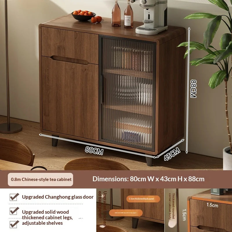 Havenport Solid Wood Sideboard Cabinet