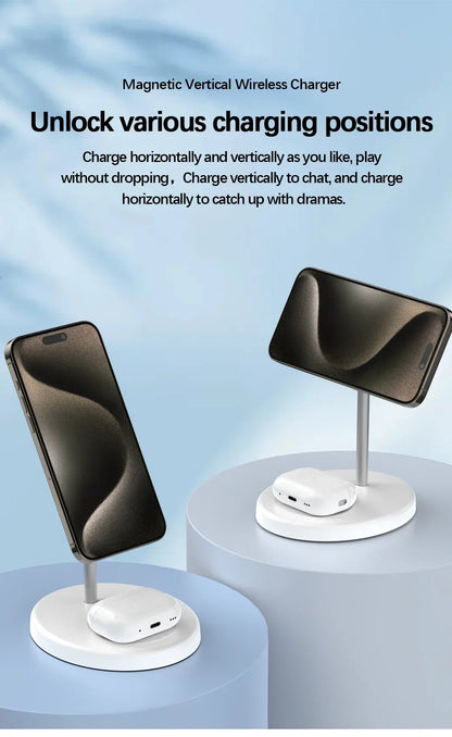 MagStand Duo Magnetic Wireless Charging Station
