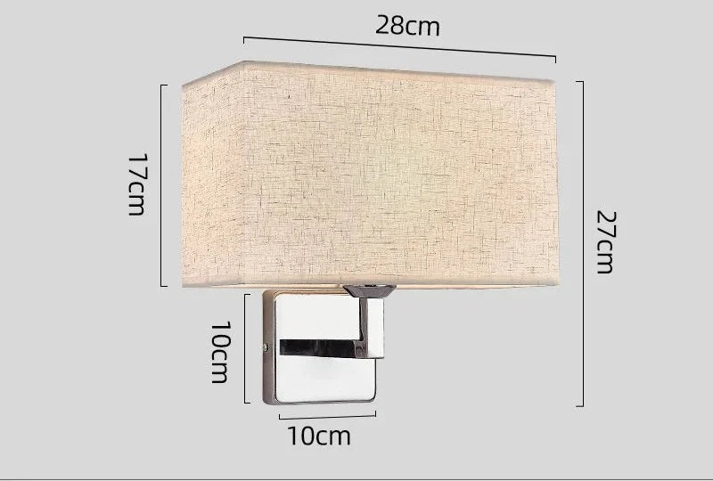 Bedside Sconce with Independent Reading Light