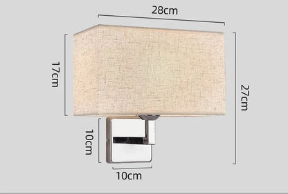 Bedside Sconce with Independent Reading Light