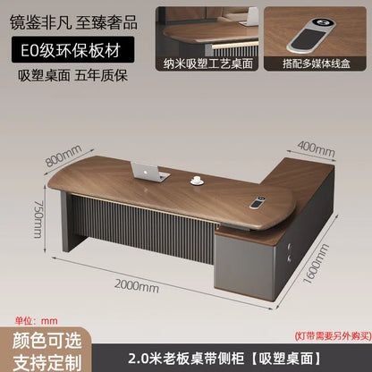 Dominion Executive L-Shaped Desk