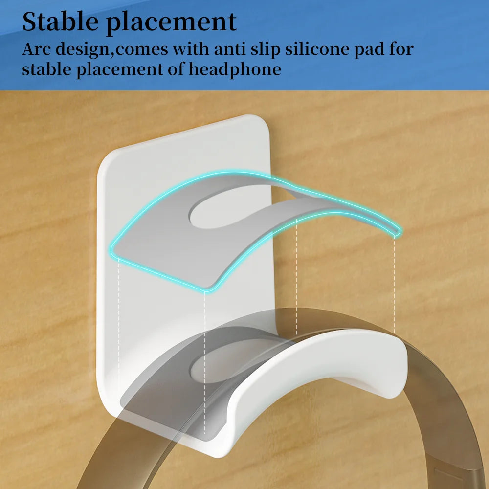 Wall-Mount Headphone Stand