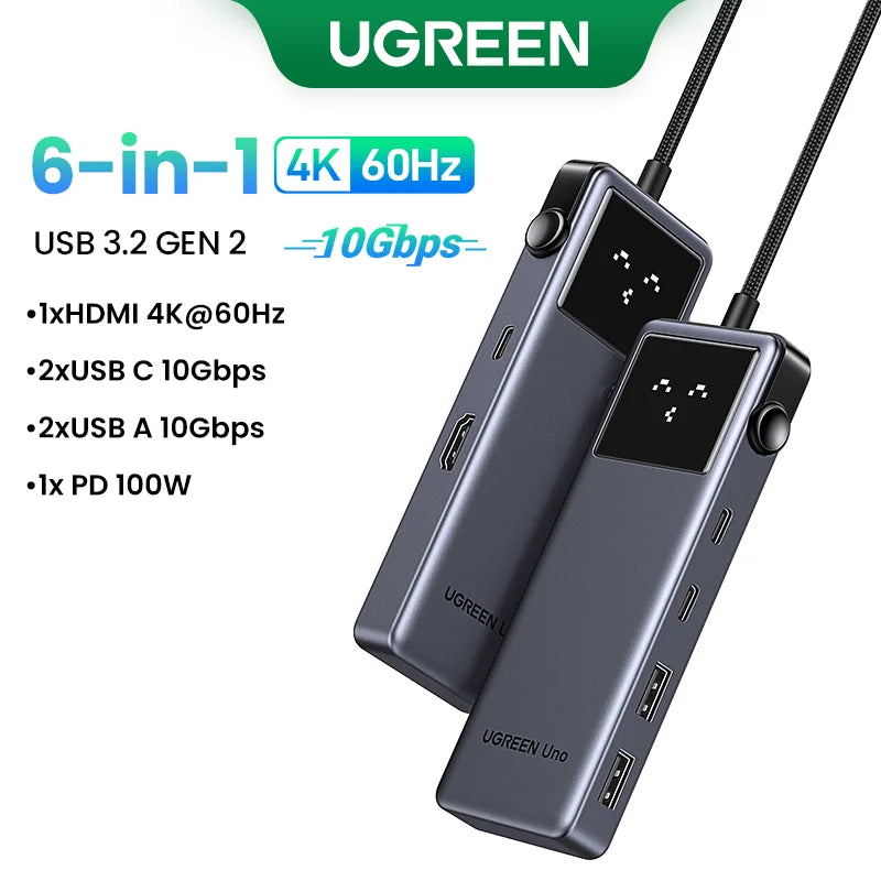 UGREEN 6-in-1 Docking Station