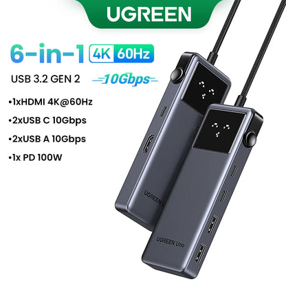 UGREEN 6-in-1 Docking Station
