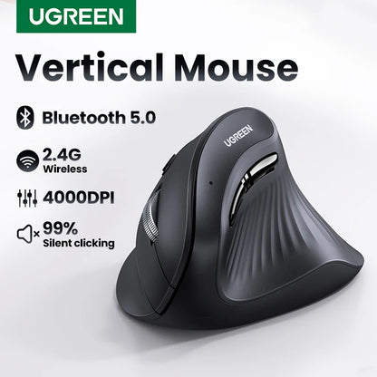 Vertical Ergonomic Wireless Mouse