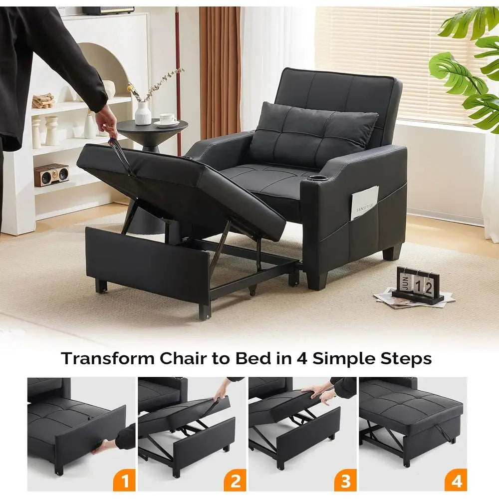 3-in-1 Convertible Sleeper Chair