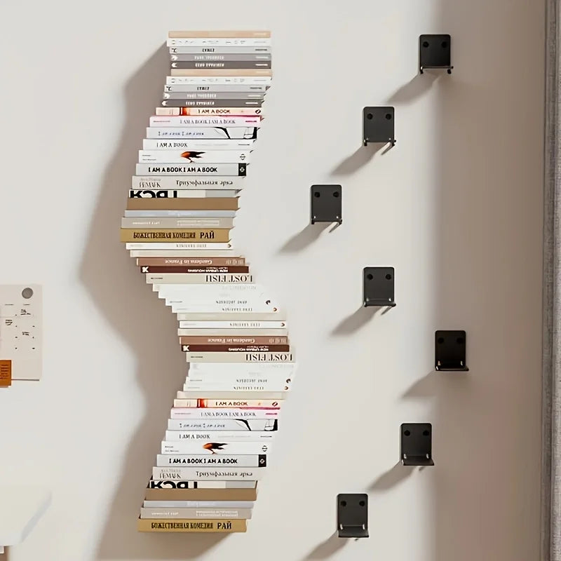 Modern Freestanding Bookcase with Open Display Shelves