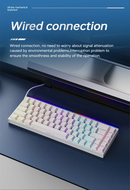 NK68 Hot-Swap Mechanical Keyboard