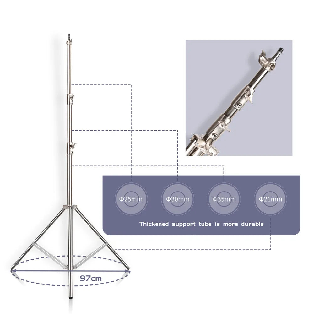 2.9M Studio Light Stand Tripod