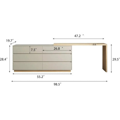 Meridian Expandable L-Desk
