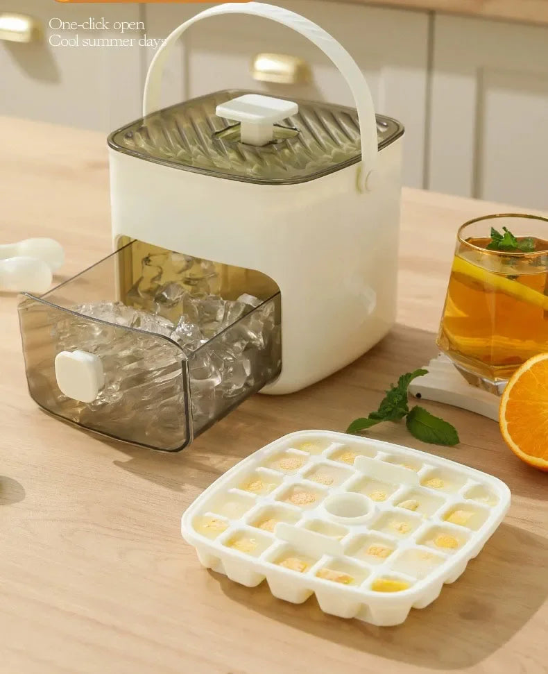 48-Grid Ice Tray – One-Touch Release