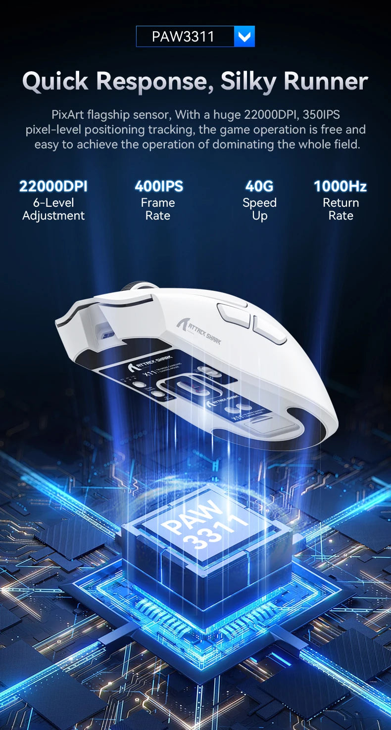Attack Shark X11 Gaming Mouse