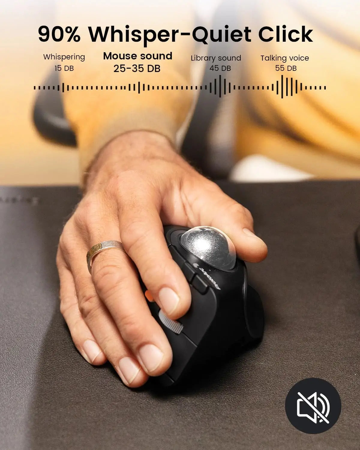 ProtoArc EM05 Trackball Mouse