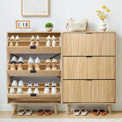 Slim 3-Tier Shoe Cabinet