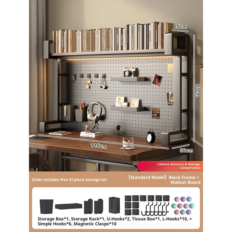 Pegboard Desktop Shelf Organizer