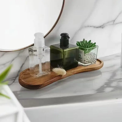 Acacia Wood Bathroom Sink Tray