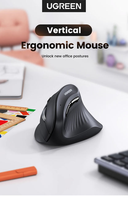 Vertical Ergonomic Wireless Mouse