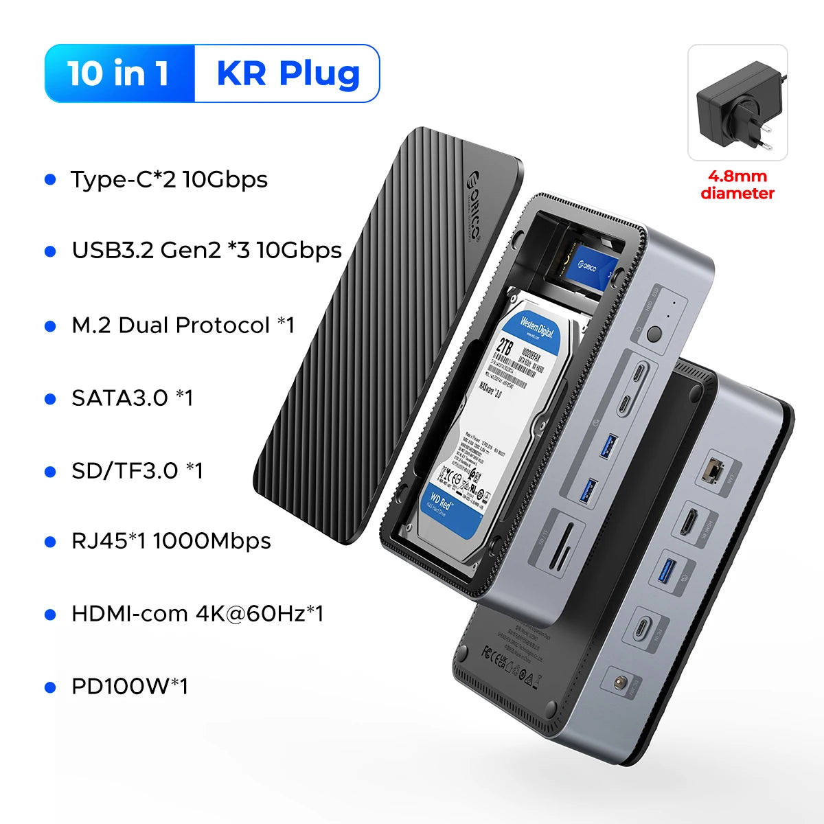 ORICO 10-in-1 Docking Station