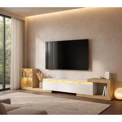 Expandable Glass TV Stand