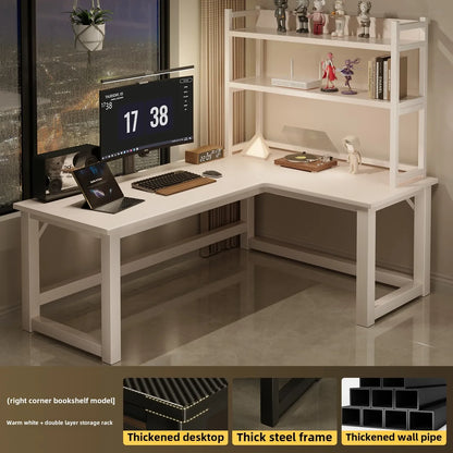 Integrated Bookshelf Writing Desk