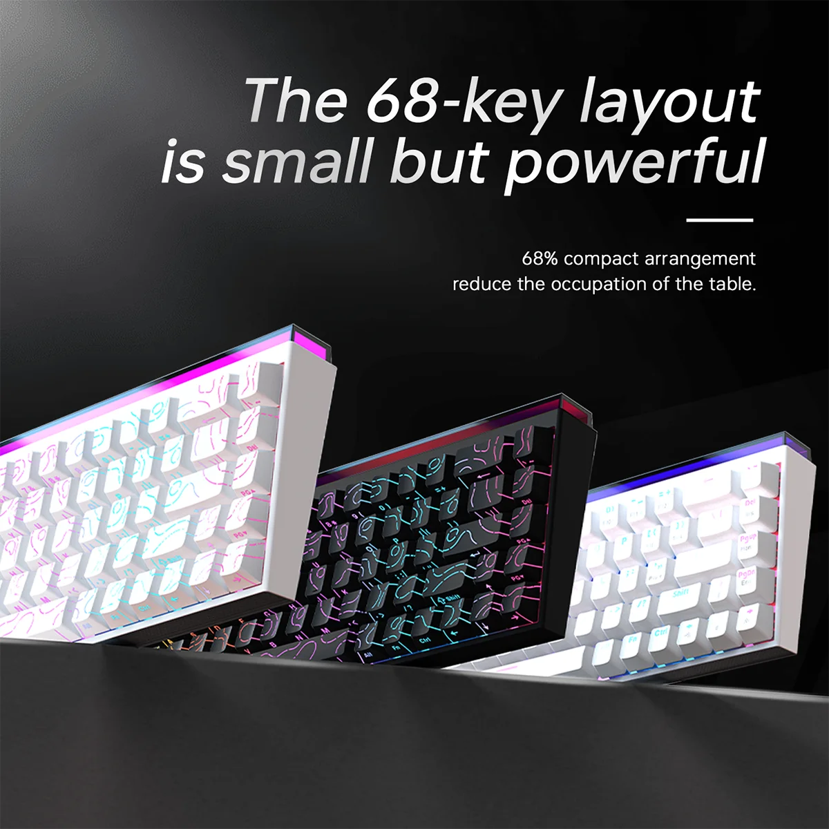 NK68 Hot-Swap Mechanical Keyboard
