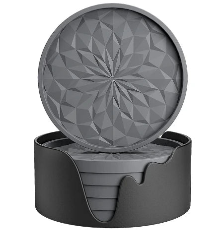 Silicone Round Coaster Set
