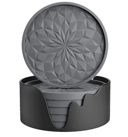 Silicone Round Coaster Set
