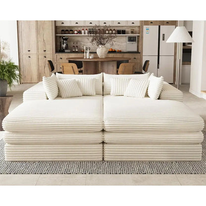 Aurora Double Chaise Cloud Sofa