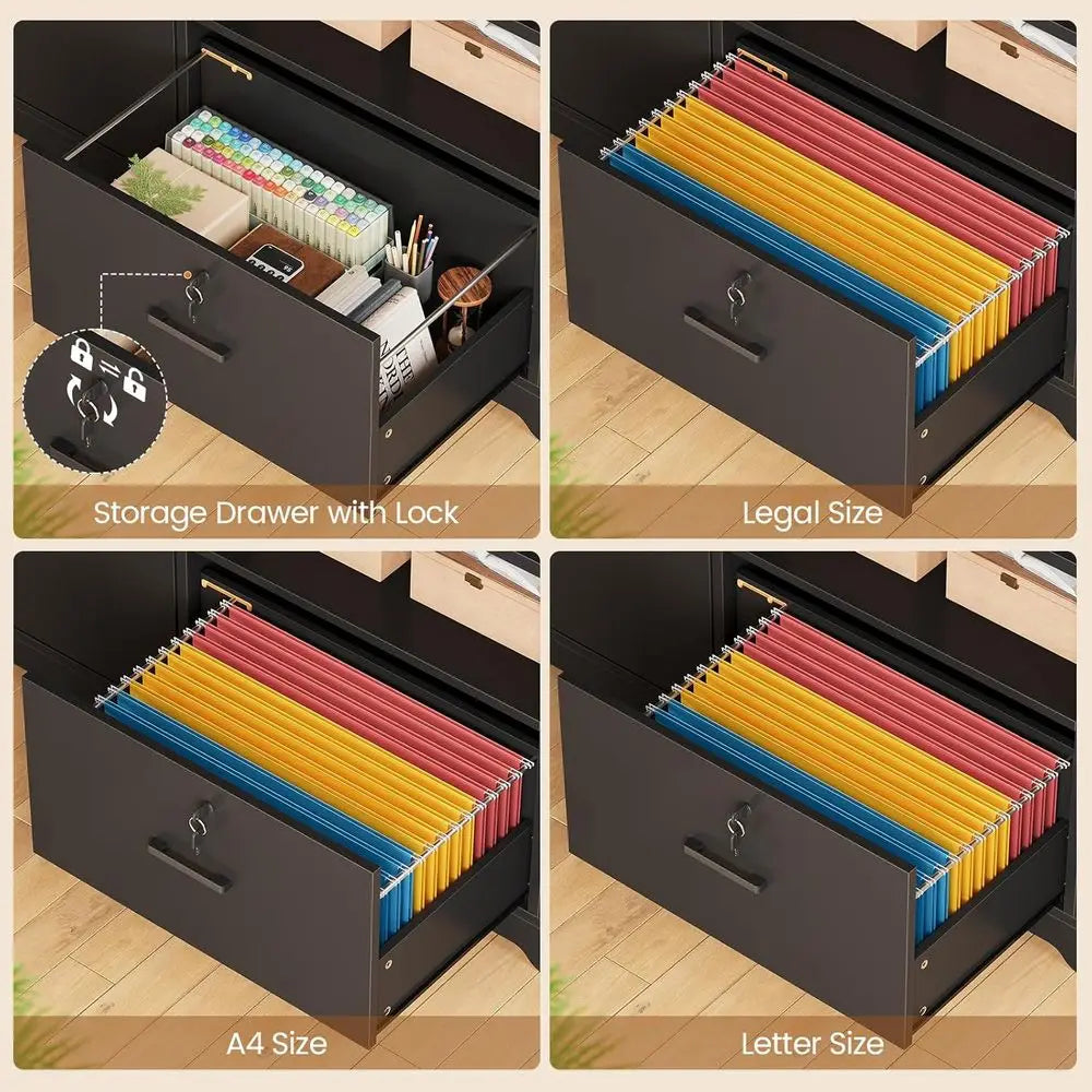 Reversible L-Shaped Standing Desk