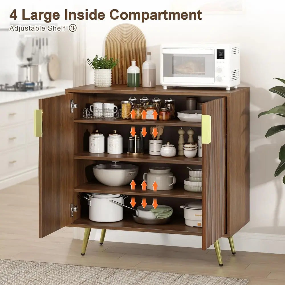 Walnut Buffet Sideboard