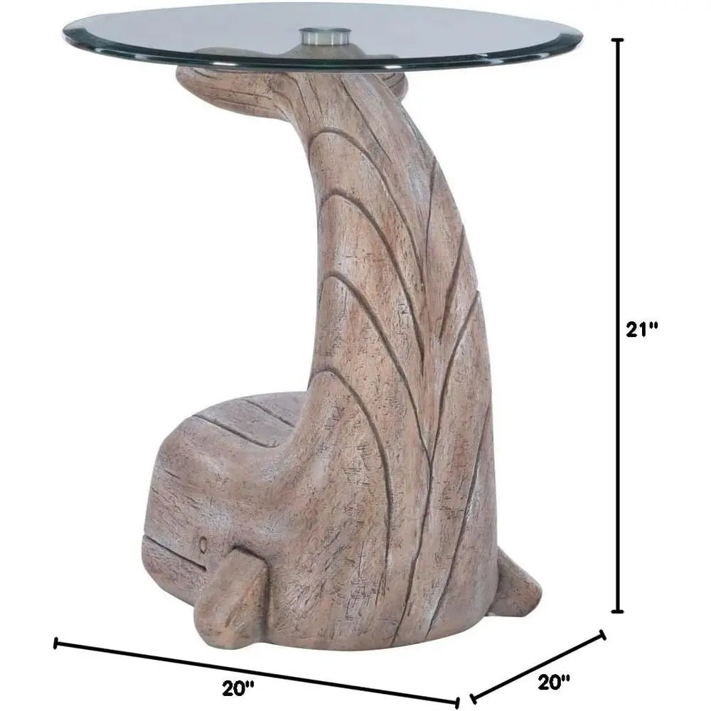 Driftwood Sculptural Accent Table