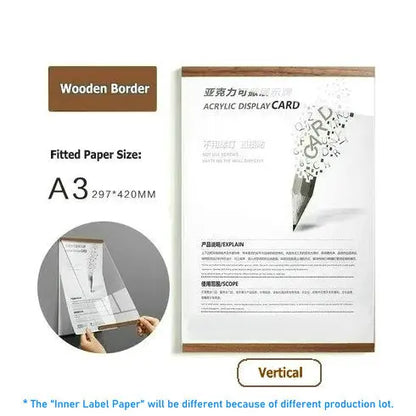 Magnetic Acrylic Photo Frame, Adhesive Mount