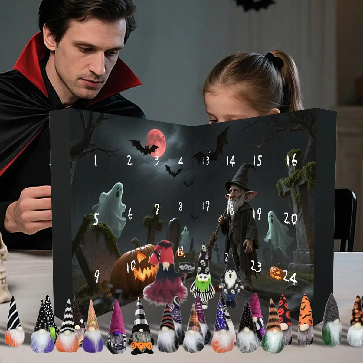 24-Day Halloween Gnome Countdown Calendar