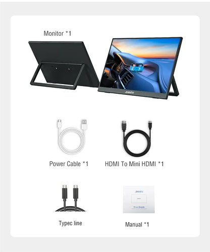 16" Portable Touch Monitor, HDR10 Low Blue Light