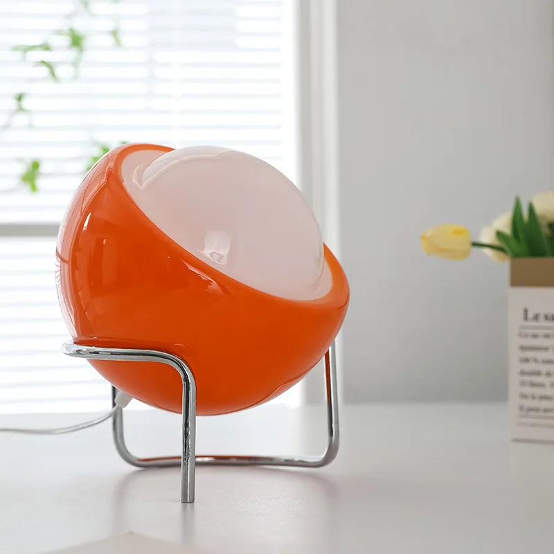 Bauhaus-Inspired Glass Table Lamp