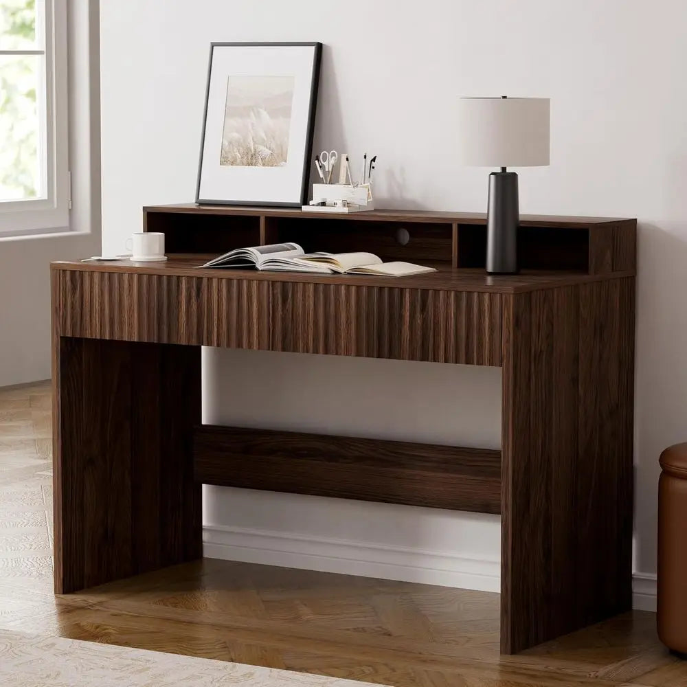 Executive Desk with Monitor Stand