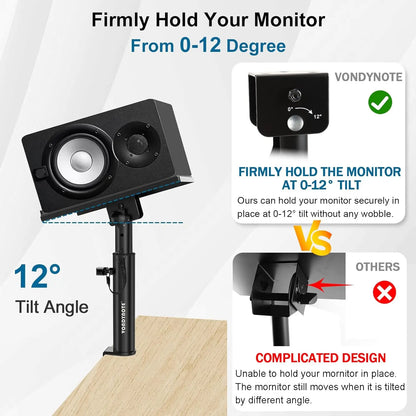 Heavy Duty Studio Monitor Stands (Pair)