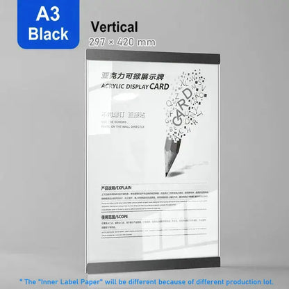 Magnetic Acrylic Photo Frame, Adhesive Mount