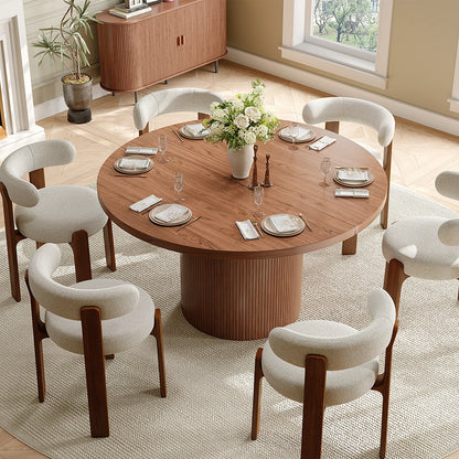 Marchetti Fluted Round Dining Table